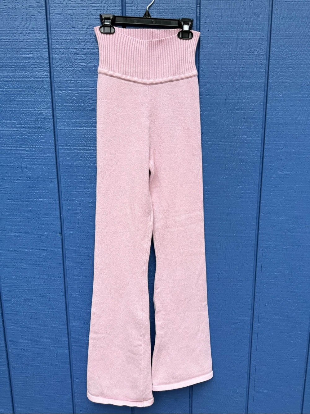 Soft Pink Flared Bottoms